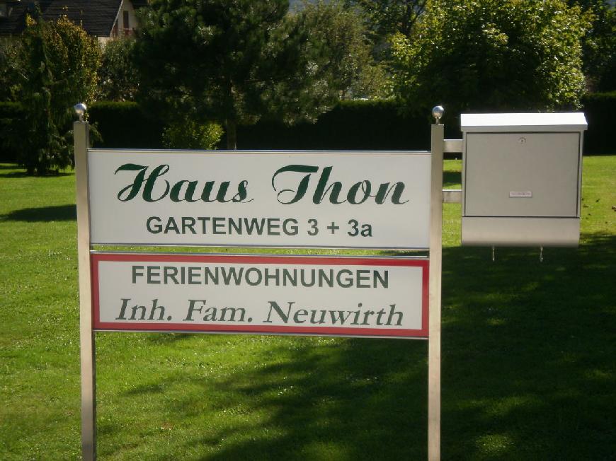 Haus Thon Ferienwohnung Paradies