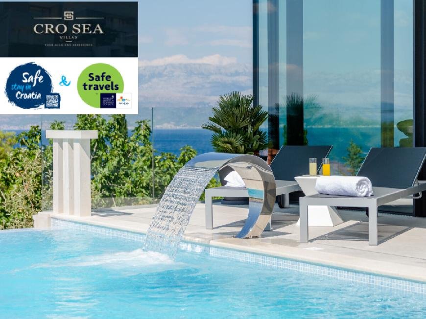 Luxuriöse Villa Vitae mit beheiztem Infinity-Pool