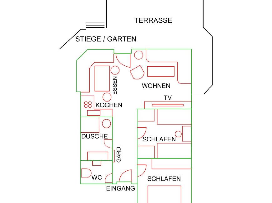 Ferienwohnung 3-Raum Appartement TIROL