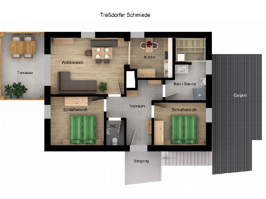 Ferienwohnung Tressdorfer Schmiede